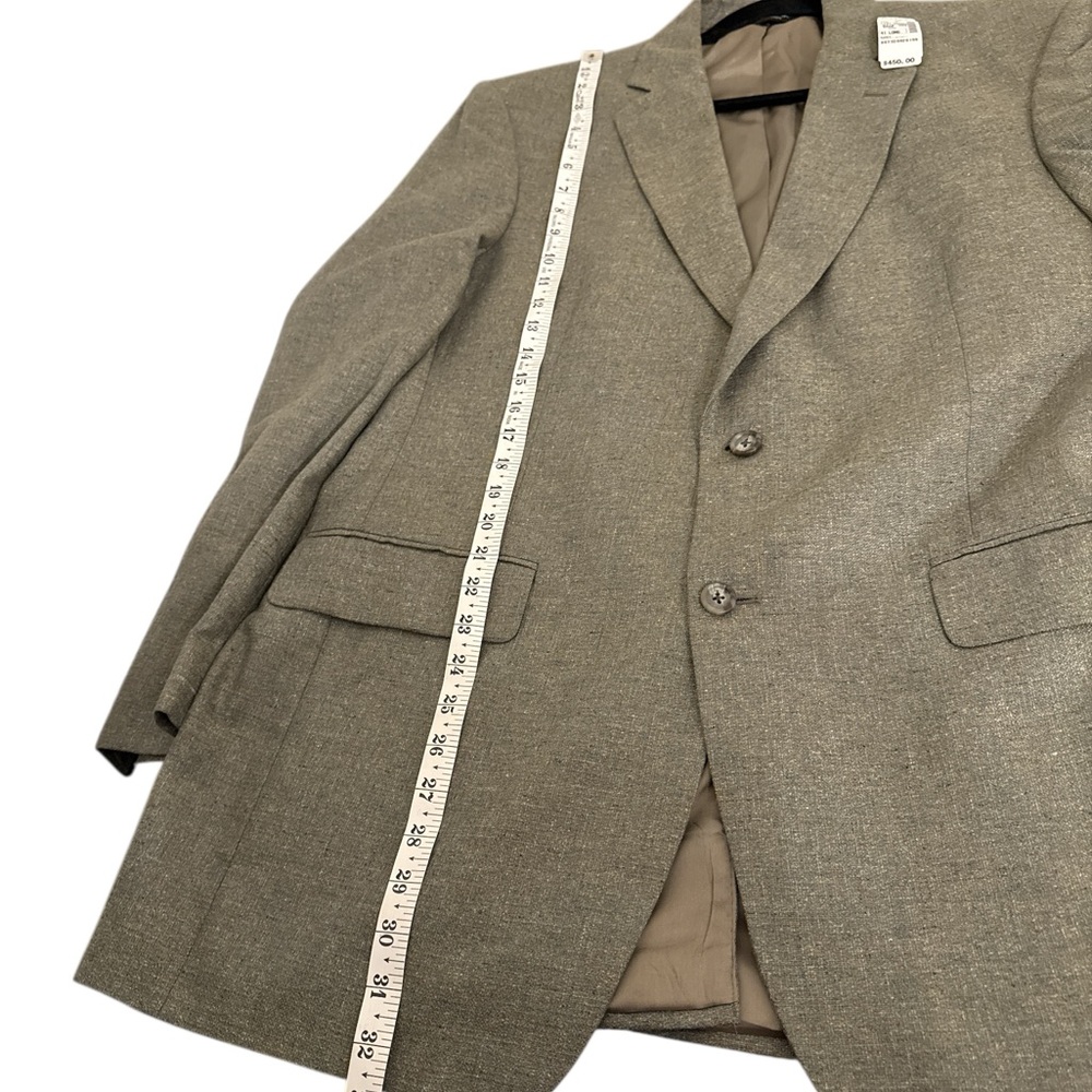 NWT Jos. A. Bank Executive Gordon  100% Silk Jacket Sage Size 41‎ Long Blazer - Picture 10 of 10